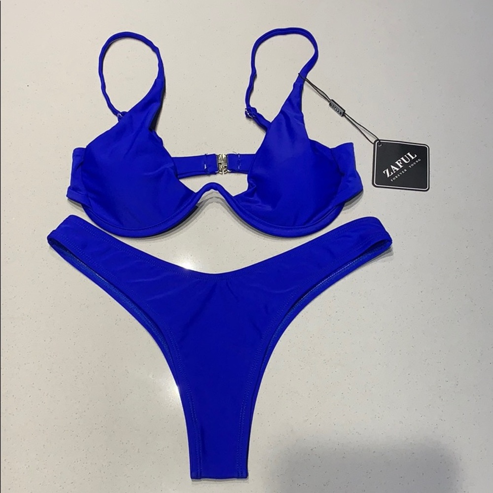 Royal Blue Zaful Bikini